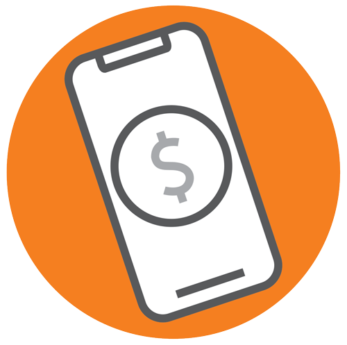 online payments icon top
